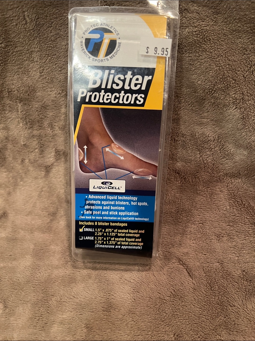 Pro-Tec Athletics Blister Protectors - Clear/Beige Adhesive Bandages